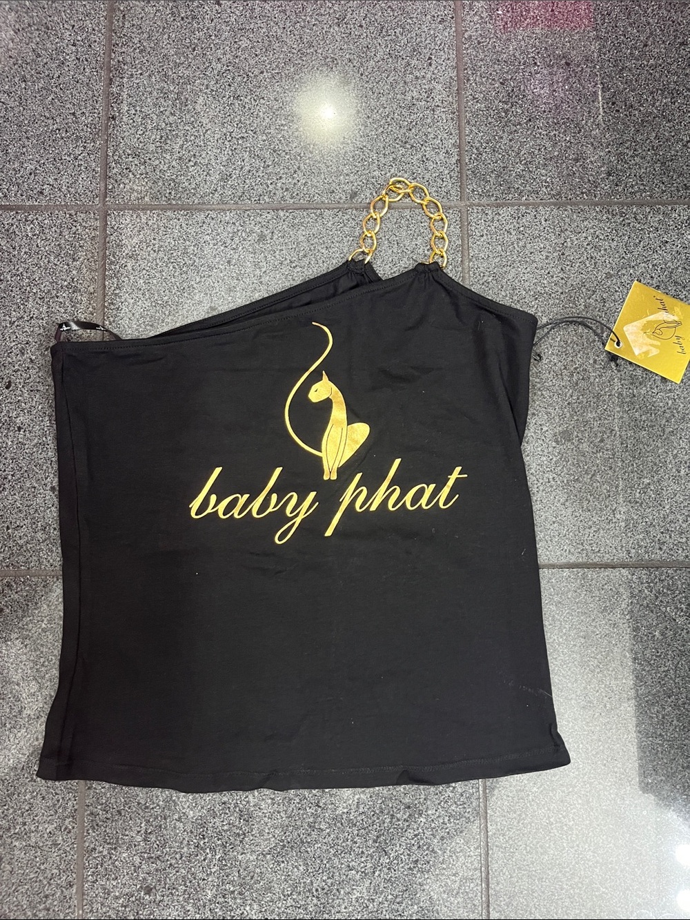 Woman’s Baby phat over the shoulder tube top